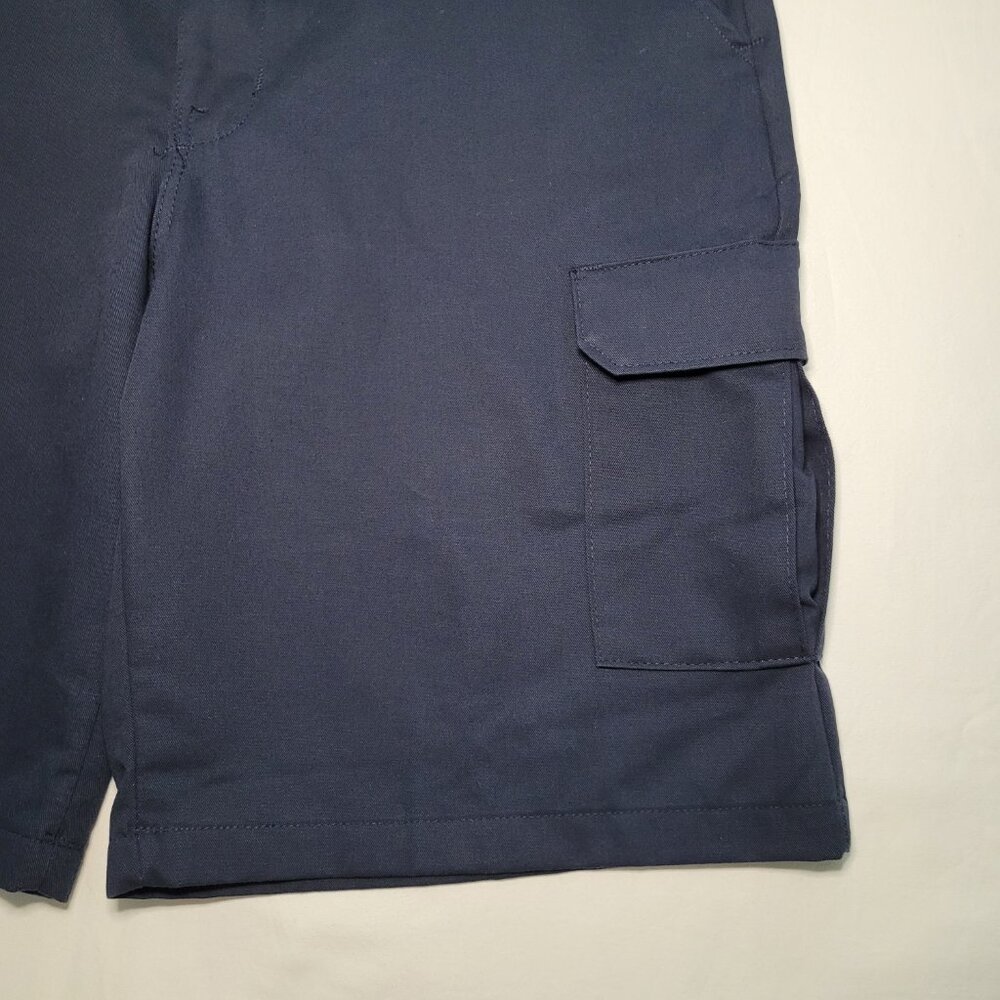 Red Kap Cargo Work Shorts Navy Blue Mens Size 36 Workwear Utility Skater - Picture 2 of 8